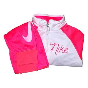 NIKE hot pink 2 piece set